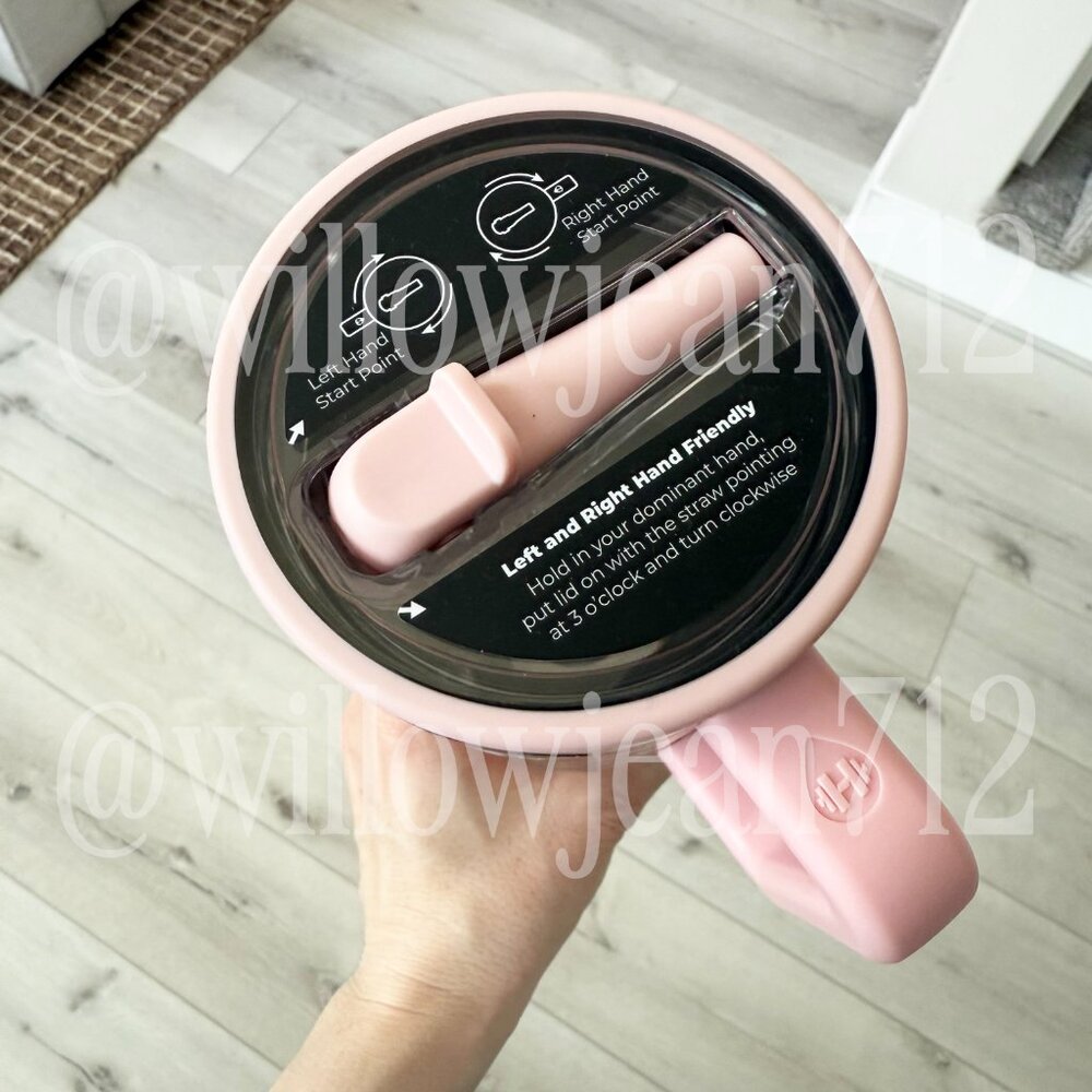 “Pink Strawberry" HydroJug 32 oz Traveler Tumbler - Limited Edition - Picture 5 of 6